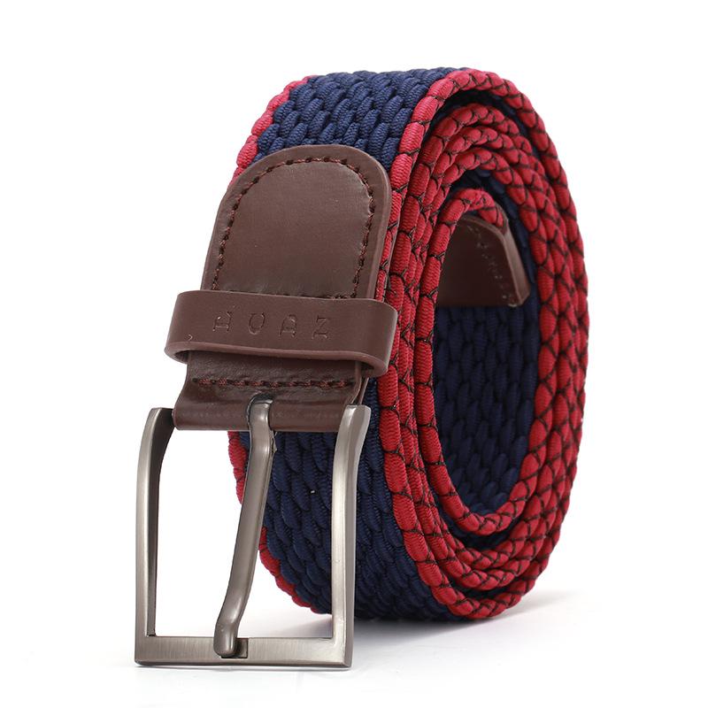 Men /women Belt High Quality Nylon Braided Elastic Belt  Outdoor Sport Simple Practical