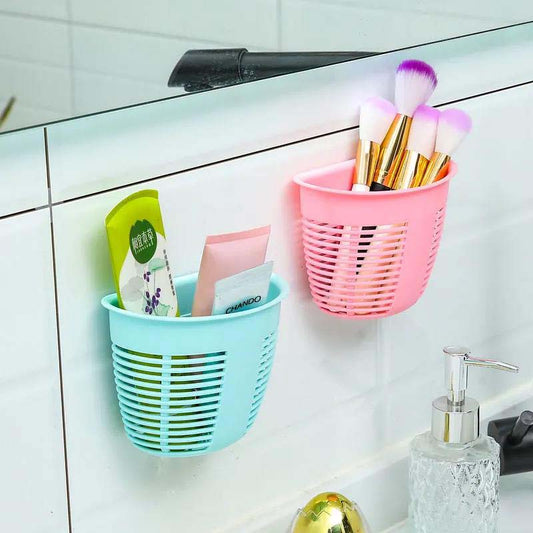 Bathroom Wall Storage Basket Kitchen Storage Shelf Storage Basket