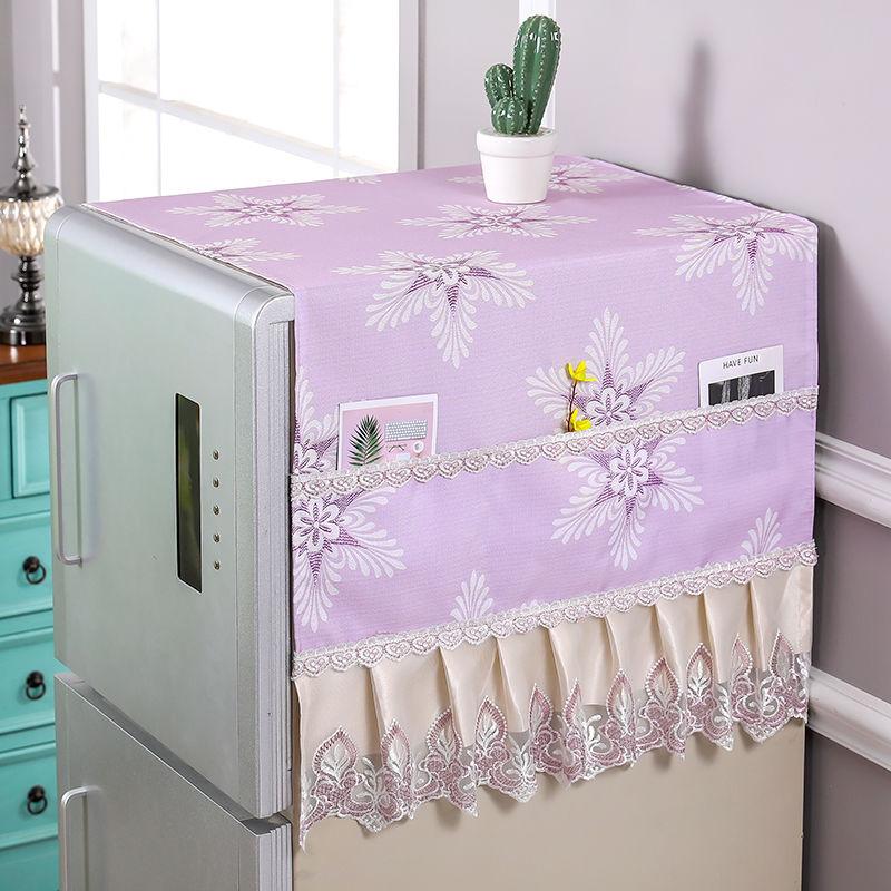 Dust Covers Washing Machine Covers Refrigerator Dust with Pocket Cotton Dust Covers Home Cleaning Dust Cover