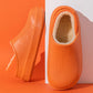 Waterproof Cotton Slippers for Women Winter Indoor and Outdoor Cute Plus Velvet Warm Shoes for Home Non-slip Wool Slippers