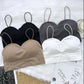 Spring and Summer Hollowed Out Sports Wrap Chest Beautiful Back and Bra Girls' Anti Light Gathering No Steel Ring Elastic No Buckle Bra