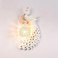 Luxury peacock crystal wall lamp Nordic bedroom bedside living room TV background led wall lamp