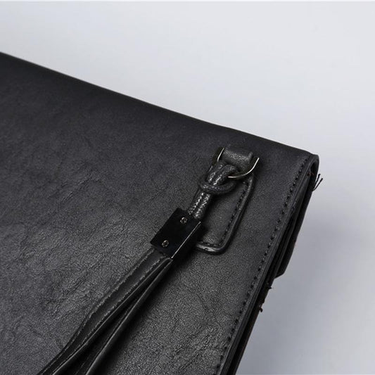 Business briefcase men khaki large capacity retro anti-theft handbag shoulder bags Crossbody bag