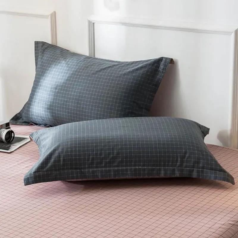 Pillow Cover Large Single Simple Cartoon Student Dormitory Pillow Core Cover A Set 48*74cm