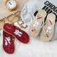 Summer Flip Flops Slippers Women's Thin Strap Non-slip Flat Slippers Beach Shoes Women's Soft Sole Slippers Home and Out Wear