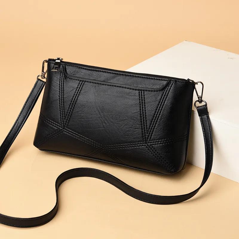 Multifunctional Leather Bag Removable Strap Women Shoulder Bags Crossbody Bags PU Leather Multi-Layer Large Capacity Classic Soft Surface