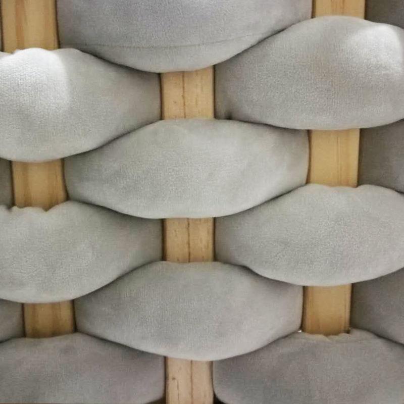 Baby Bed Bumper Crib Pad Protection Weaving Plush Baby Bedding Accessory Infant Room Decoration