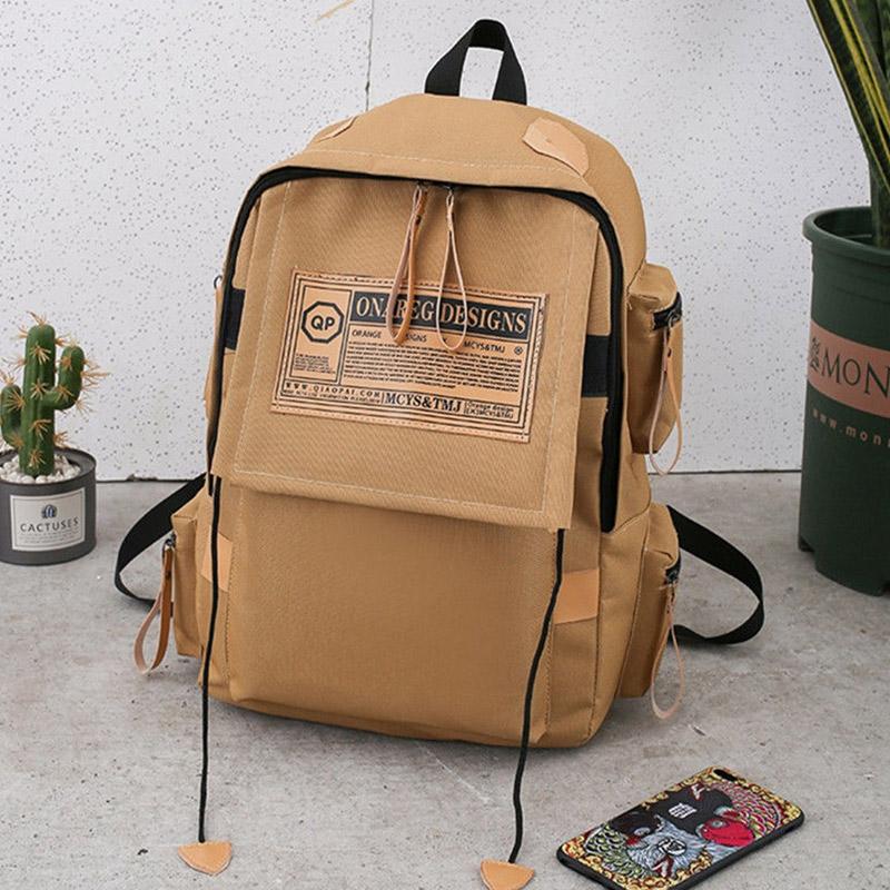 Backpack Men and Women Casual Simple Backpack Trend Personality Student School Bag Travel Bag