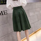 Autumn and Winter Retro National Style Short Skirt High Waist Skirt Christmas Wind Wild Bag Hip A Word Skirt