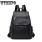 Fashion Leather Women Backpack Women Schoolbags Simple Knapsack Female Travel Bag