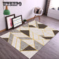 Nordic Style Geometric Carpet for Living Room Anti-Slip Soft Bedroom Floor Mats Doormat