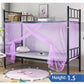 Encrypted Dormitory Mosquito Nets Household Single and Double Bed Nets Anti-mosquito and Dust-proof Indoor and Outdoor Mosquito Nets