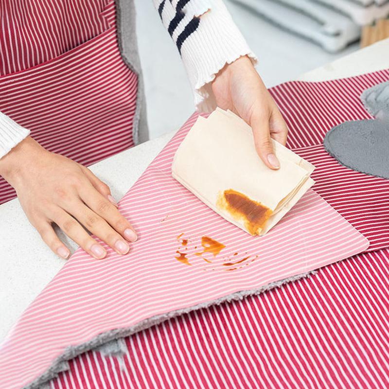 Home Cute Kitchen Cooking Apron Waterproof and Oil-proof Waistband Men's and Women's Aprons Roasting Coffee Shop Overalls