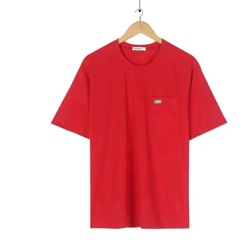 Middle-aged Half-sleeved Loose Large Size T-shirt Short-sleeved Men's Round Neck Top