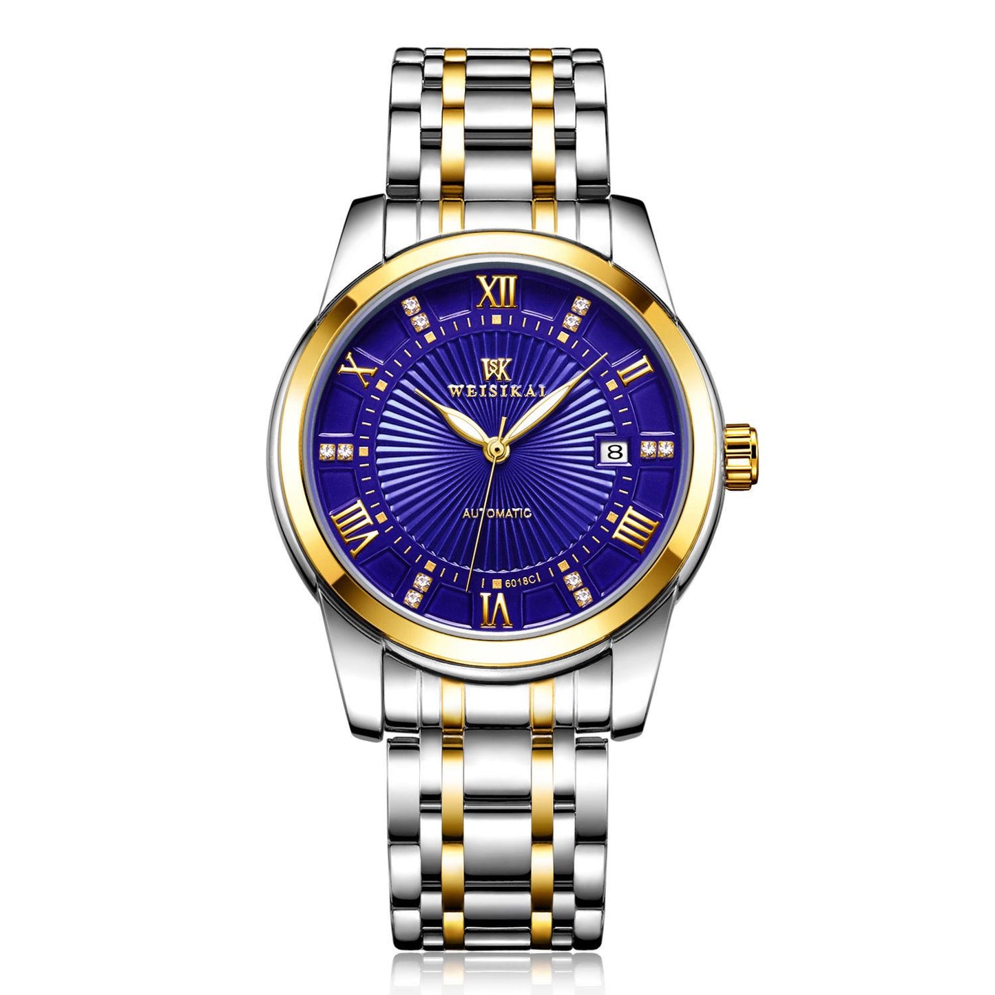 Mens Watch Tourbillon Automatic Machinery Watches Stainless Steel Business Waterproof Watches