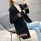Spring and Autumn Knitted Cardigan Sweater Mid-length Casual Top Loose Outer Wear Women's Jacket