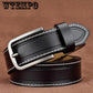 Round Metal Circle Belt Female PU Leather Waist Belts for Women Jeans Pants