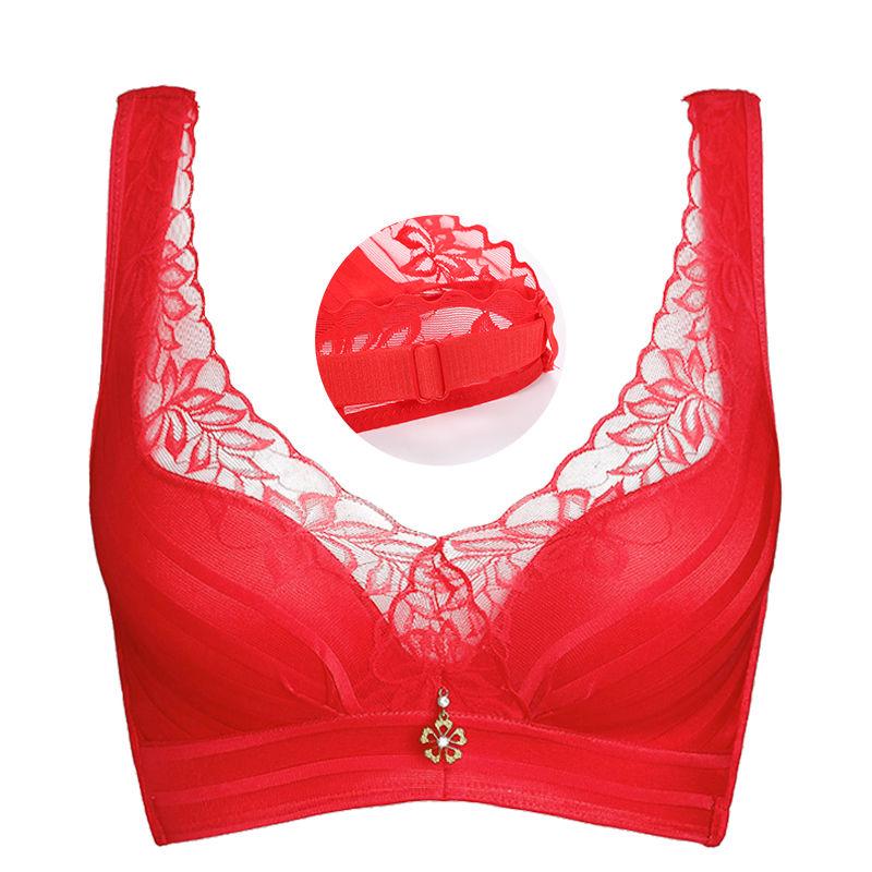 Plus Size Women Lace Bras Sexy Floral Bralette Adjust-straps Underwire Full Coverage Brassiere