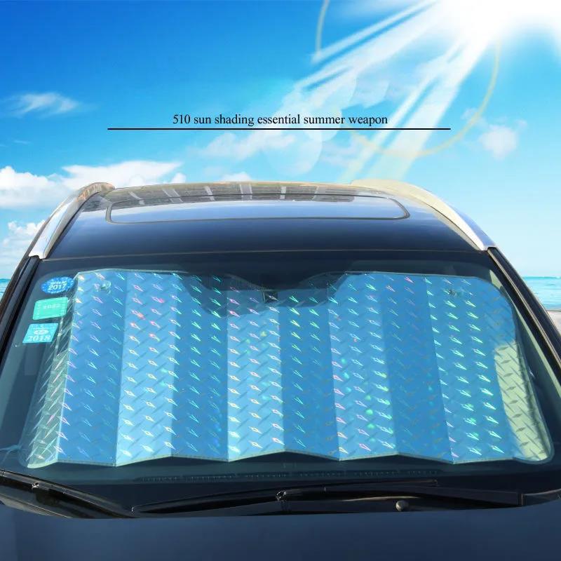 Car Sun Visor Front Windshield Sun Visor Thickened Car Sunscreen Heat Insulation Aluminum Foil Sun Visor