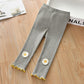 Spring Girls Leggings Cotton Trousers Fille Kids Pants Girls Pants Skinny Print Cartoon Pattern Children Leggings Trousers