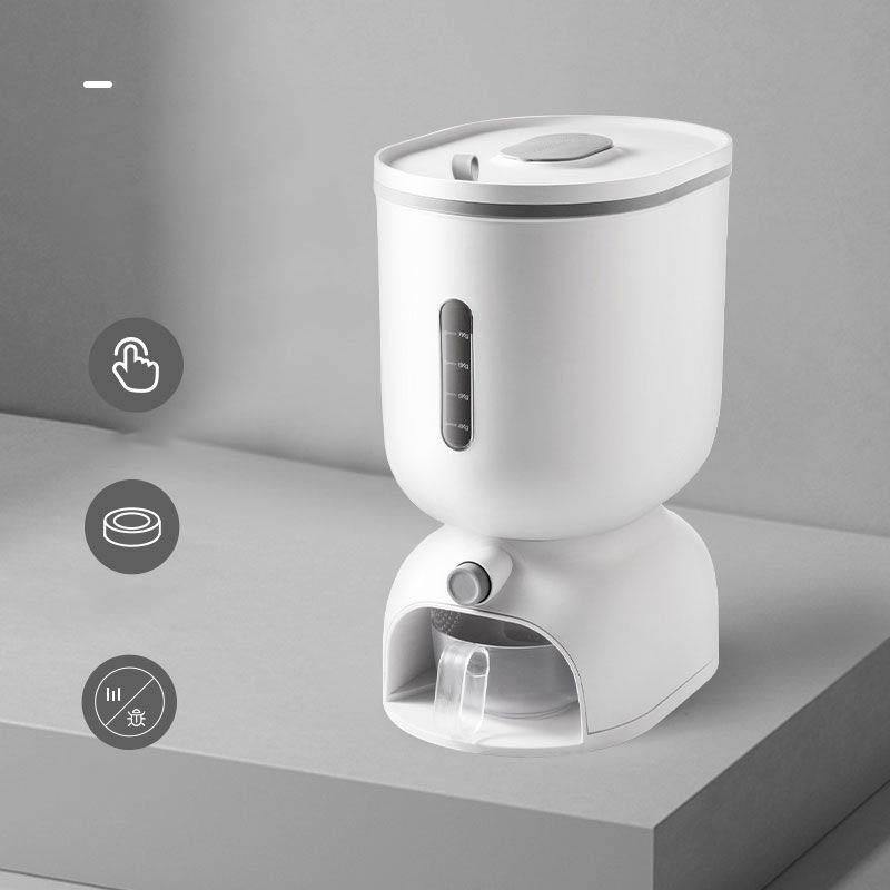 Household Anti-sealing Moisture-proof Multi-function Rice Cylinder Food Grade Storage Rice Can Kitchen Thick Thick Capacity Storage Bucket