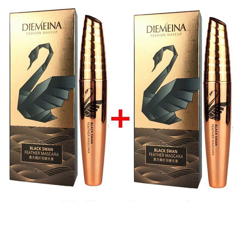 Extended encryption waterproof without blooming Buy one get one free Black swan long mascara