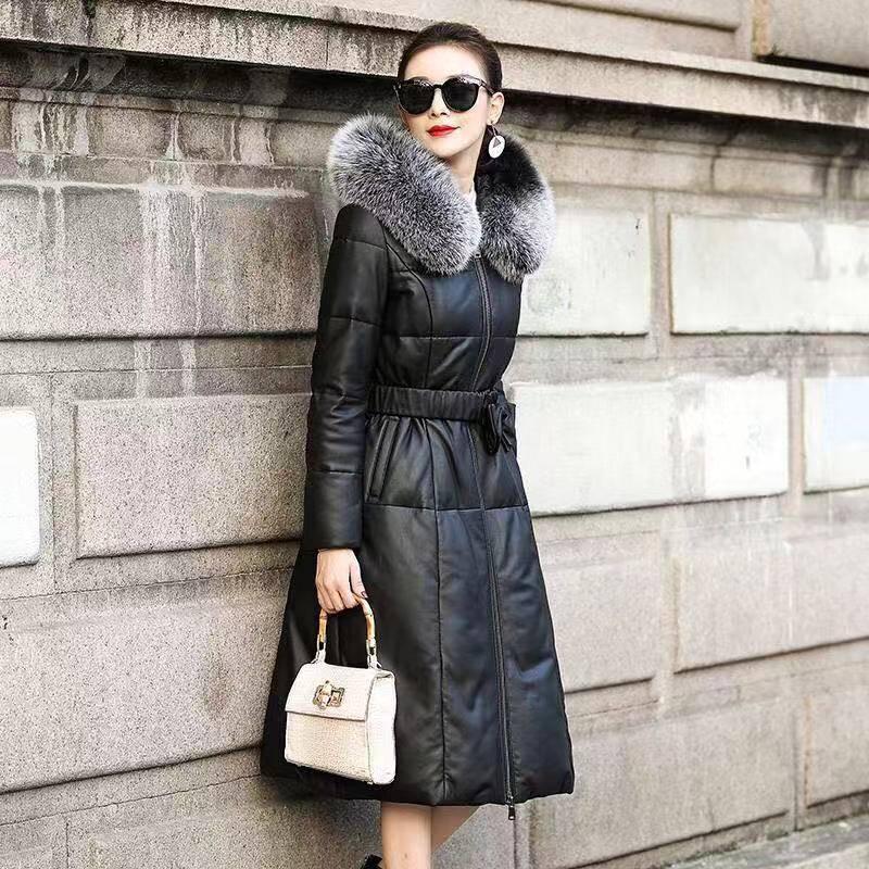 Women's Winter Cotton Middle Aged Mother's Thickened Medium Long Collar Women Jacket