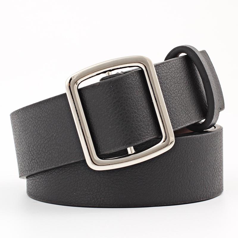 Belts Women Thin Faux Leather Belt Cummerbunds Pin Buckle Casual Waistband Strap