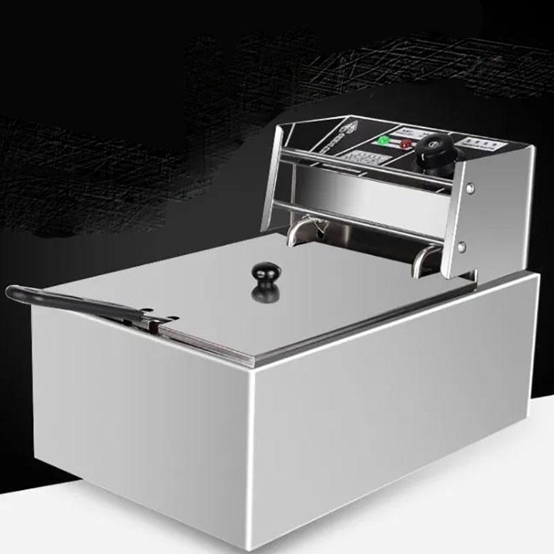 Commercial Large-capacity Stainless Steel Fryer You Tiao French Fries Household Electric Fryer Fried Chicken Skewers Machine