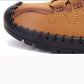Men's Cowhide Leather Shoes Breathable Non-slip Wear-resistant Driving Shoes High-quality Hand Stitched Trendy All-match Sports Pedal Shoes