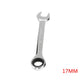 6Mm-32Mm Gear Wrench Chrome Vanadium Steel Metric Fixed Head Ratchet Spanner Hand Tools