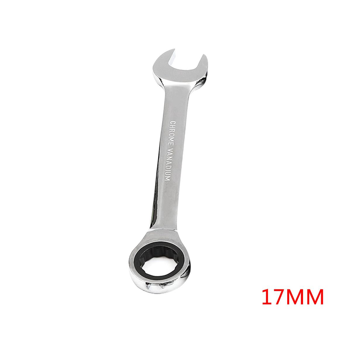 6Mm-32Mm Gear Wrench Chrome Vanadium Steel Metric Fixed Head Ratchet Spanner Hand Tools