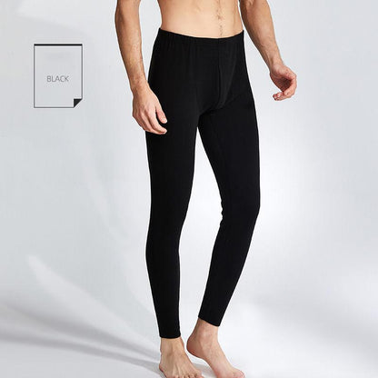 Men Winter Thermal Underwear Male Autumn Tight Pants Thicken Windproof Comfortable Soft Lining High Elasticity Slim Wearable Versatile Spring Pajamas