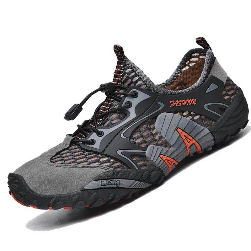 Plus Size 38-48 Summer Men Sneakers Hiking Shoes Lightweight Breathable Basketball Running Shoes Deodorant Waterproof Mesh Shoes
