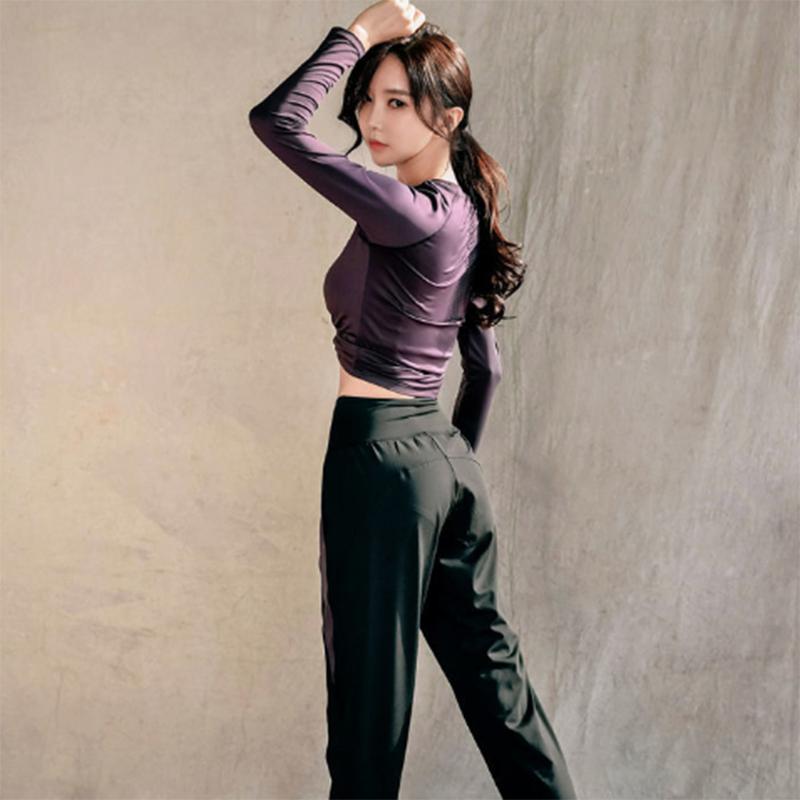 Plus Size Women's Sports Suits Loose Casual Shorts Running Clothes Long-sleeved Fitness Clothes Yoga Clothes Set