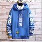 WTEMPO Spring & Fall Trend Pullover Suit Men Sports Suit Hooded Sweater and Casual Pants Campus Clothing