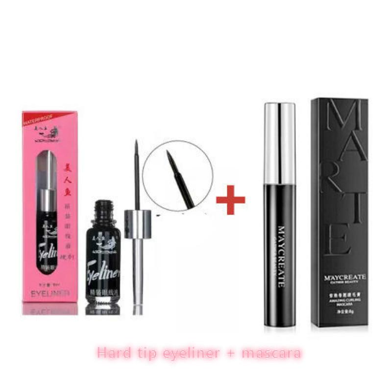 Eyeliner beauty Non-staining Quick-drying Waterproof Non-makeup Soft-head Hard-head Eyeliner 9ml
