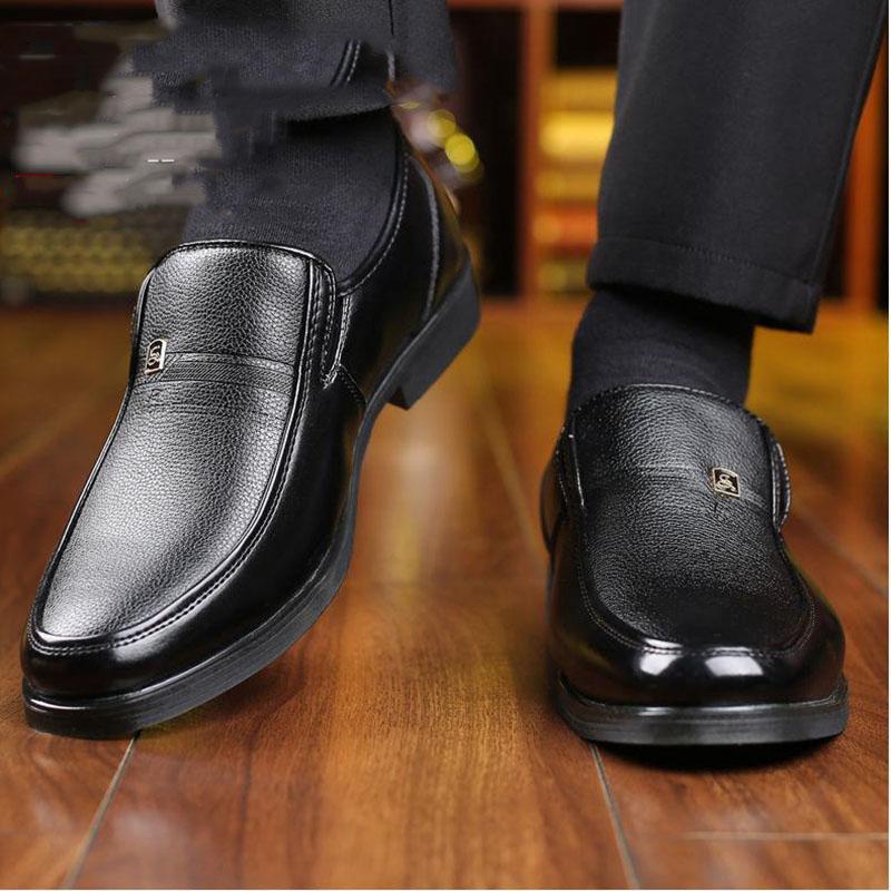 Summer Men's Shoes Business Casual Men's Shoes Classic Leather Men'S Suits Shoe