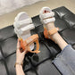 Summer Sandals for Women’s Outer Wear Comfortable Breathable and Thickening Women’s Shoes Flat Bottom Fashion