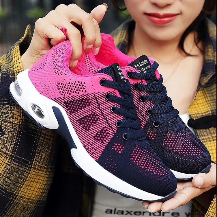 Shoes Women 2021 Sports Shoes Women Shoes Women's Walking Shoes Flat Running Shoes Non-slip Ladies Shoes Travel Shoes