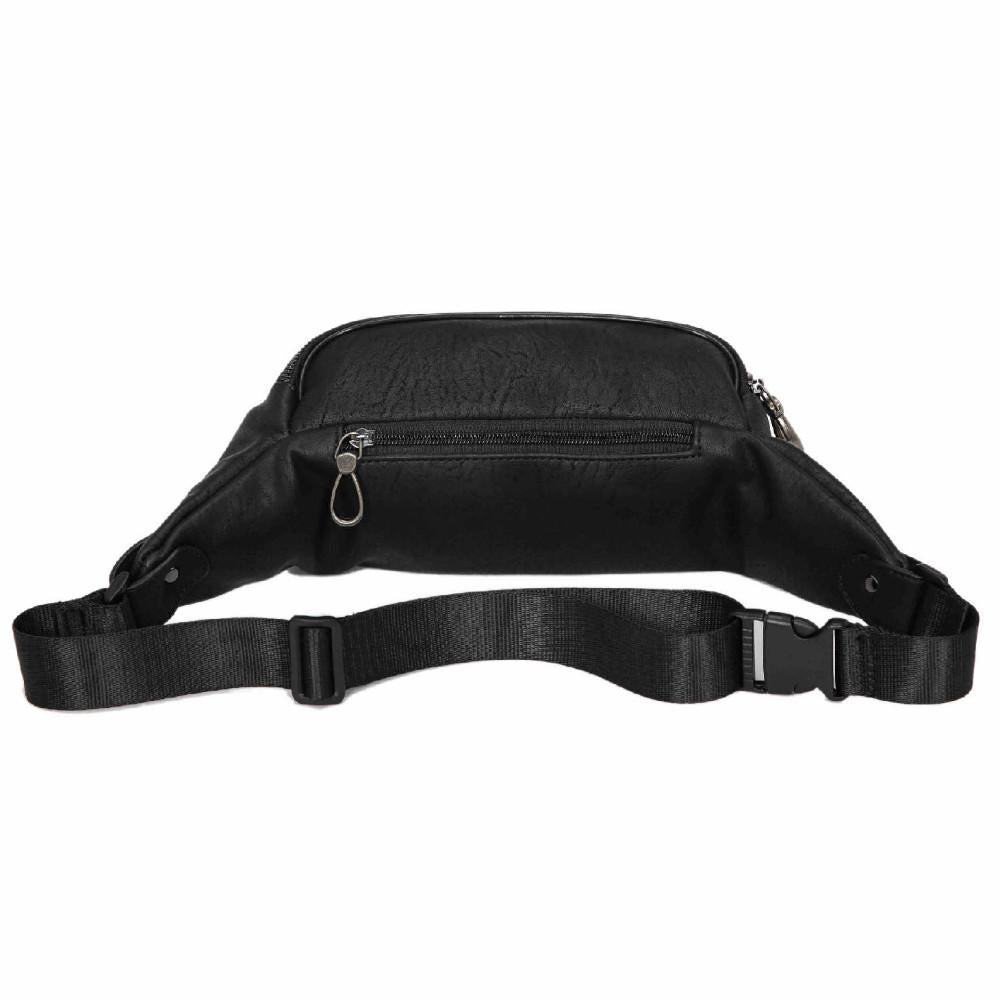 Waist Bag Men Black Portable Large Capacity Chest Bag Shoulder Bag Outdoor Sports Shoulder Bag