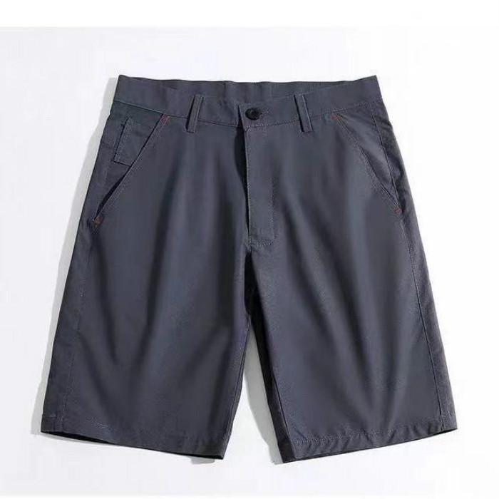 Summer Five-point Pants Men's Shorts with Belt Straight Casual Shorts Men's Thin Section Slim Trend