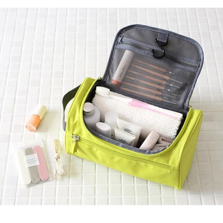 Unisex Large Waterproof Makeup Bag Nylon Travel Cosmetic Bag Organizer Case Wash Toiletry Bag