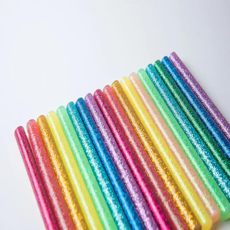 Colorful Electro-hot Melt Glue Stick 7mm Resin Glue Stick High Viscosity Melt Gun Accessories