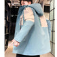 Campus Trend Windbreaker Men Hooded Coat Casual Loose Jacket Comfortable Top for Young Students