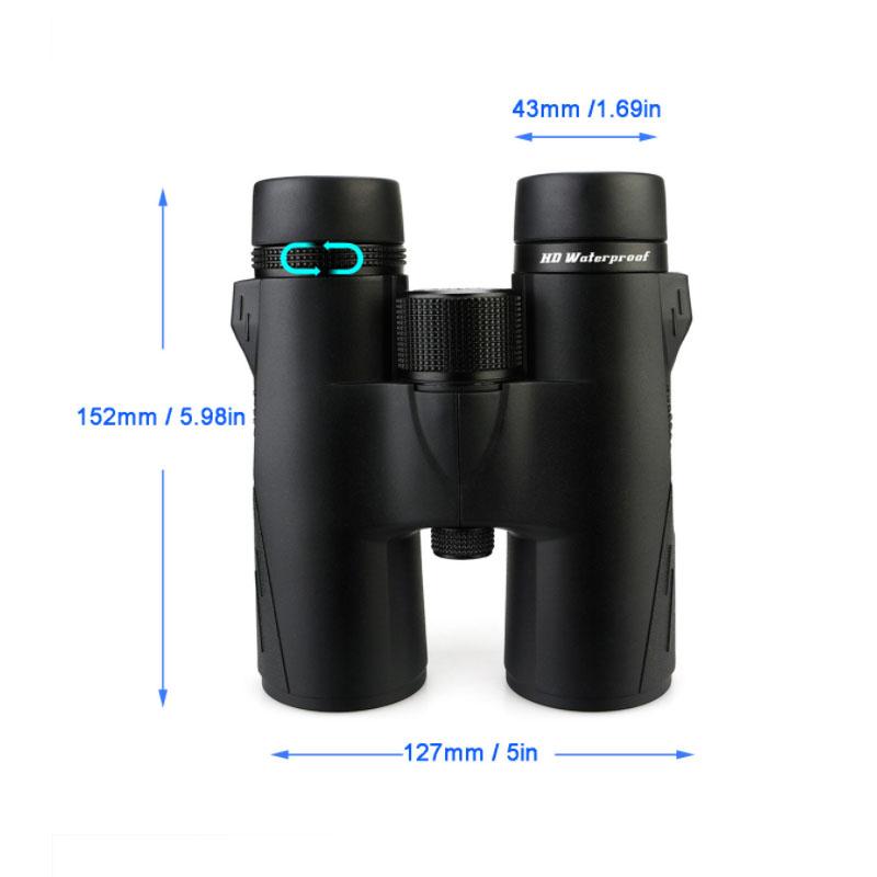 Binoculars 8X42/10X42/8X32 Telescope Professional Powerful Binoculars BAK4 Prism Monocular for Hunting Tourism