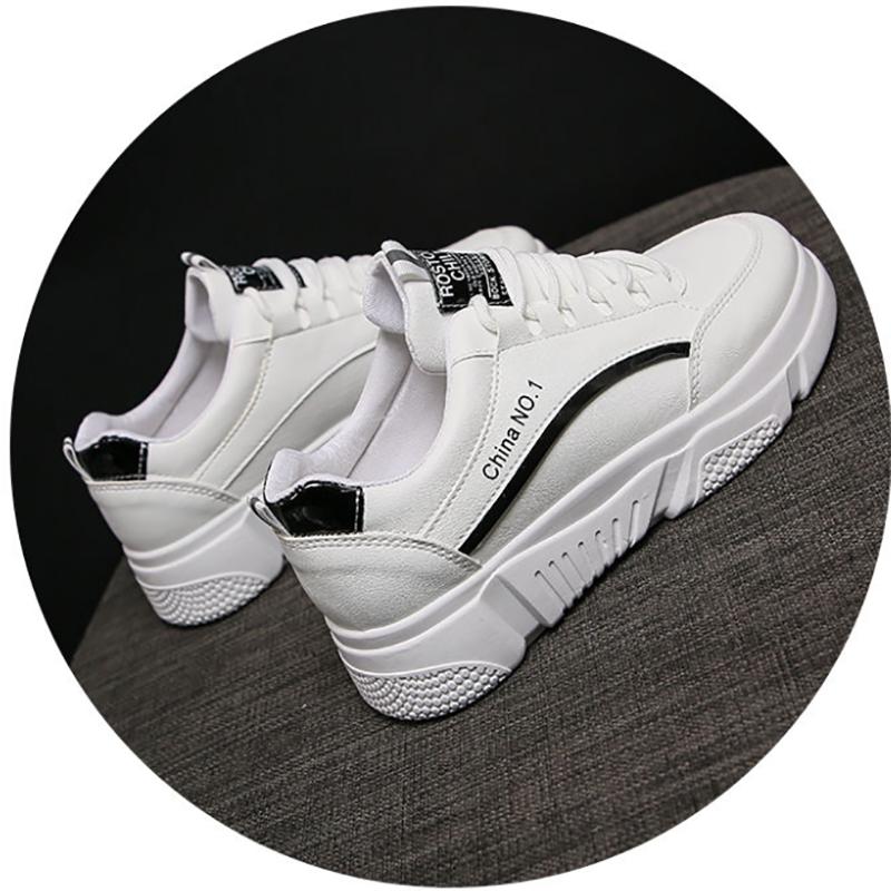Korean Version of The Female Student Clearance Sports Shoes All-match Fashion Platform Shoes Military Training Running Shoes