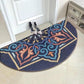Semi-circular Carpet Floor Pad 40 * 80cm50 * 100cm Porch Door Pad Home Entrance Foot Pad Bathroom Pad Non-slip Water Wash