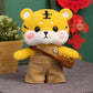 Children's Plush Toys Lovely Cartoon Little Tiger Doll Cute Soft Festival Doll Decorations Kid's Sleeping Doll