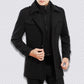 Men Winter Wool Coat Men's Jacket Simple Blends Woolen Coat Male Trench Coat Casual Overcoat